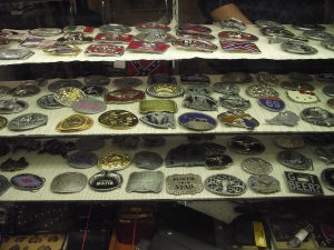 Sports Memorabilia Commerce Township MI - Dixieland Flea Market - Garys-Western-Belt-Buckles